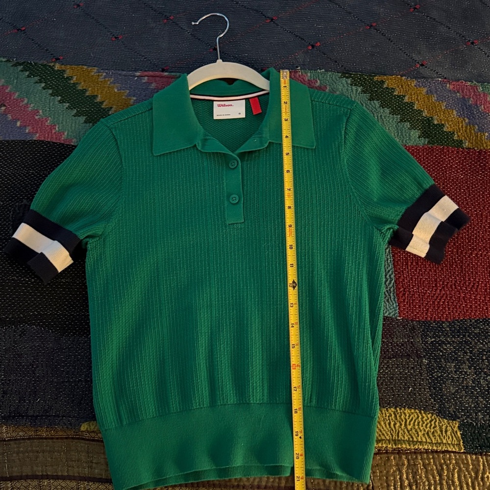 Wilson Green Short Sleeve Polo Shirt - Picture 8 of 9